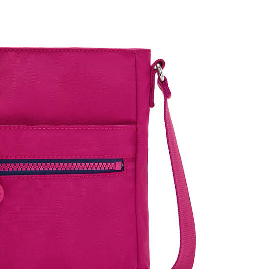 Bolsos Cruzados Kipling New Angie Moda Rosas Fucsia | MX 1191EB